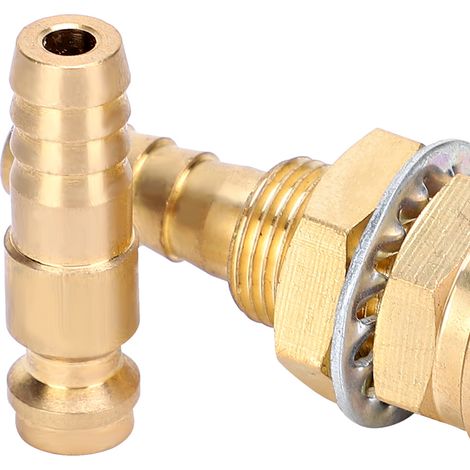 Adaptateur à eau 8mm pour torche de soudure MIG TIG, raccord rapide à gaz refroidi (Jaune) (1/5)