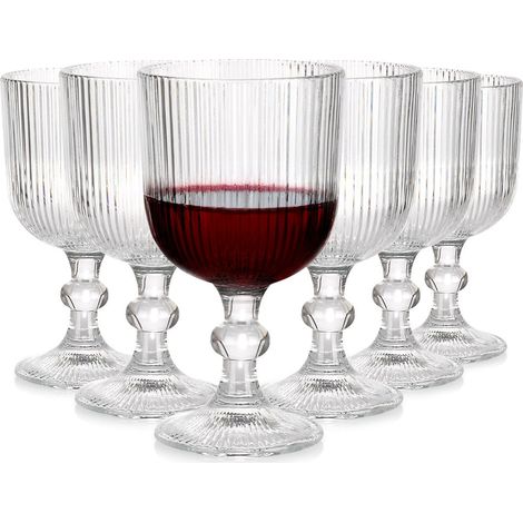 Verres a vin verre 340 ml lot de 6