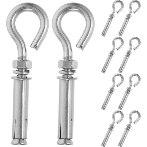 10 crochets muraux - inox - pour accessoires quotidiens (1/5)