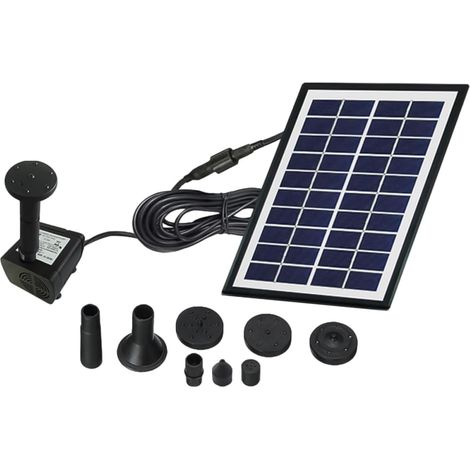 Fontaine Solaire Flottante Pour Jardin Pompe Éco Énergétique Sans Batterie Fontaine Miniature Pour Bassin Extérieur Et Bain Oiseaux Décoration Et Circulation Oxygène