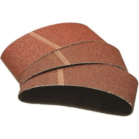WOLFCRAFT - N.3 NASTRI DI TELA ABRASIVA 60 X 400 MM. GRANA 80 1954000
