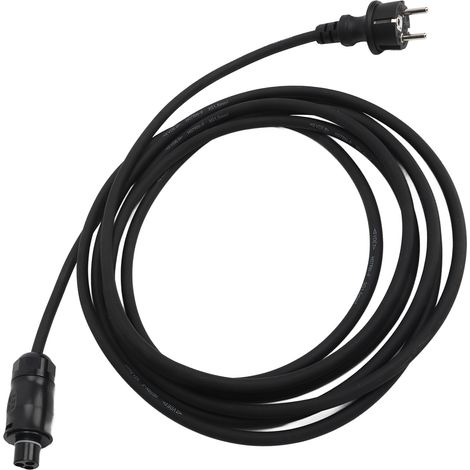 Câble micro-onduleur 5 m 230 V CA, prise UE, pour onduleur solaire photovoltaïque.