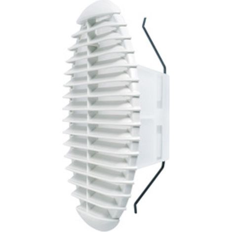 GRIGLIA AERAZIONE PLAST C/MOLLE+ZANZ D 80/125 Q.TA 4