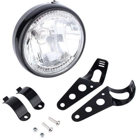 7 Pouces Lampe Phares Avant de Moto Feux de Signification Rond Ampoule Projecteur 12v (1/4)