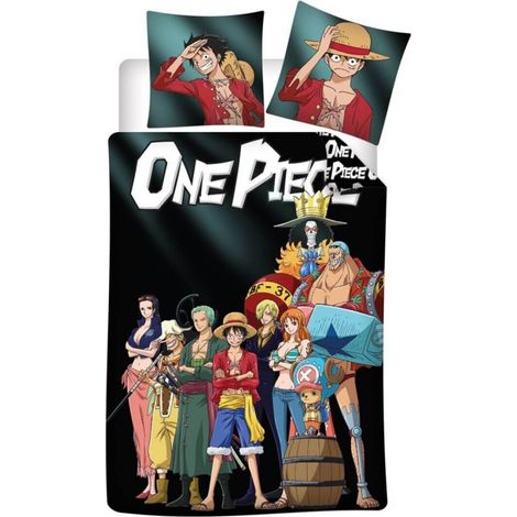Parure de lit One Piece – Réversible – 140x200 cm + 65x65 cm (1/2)