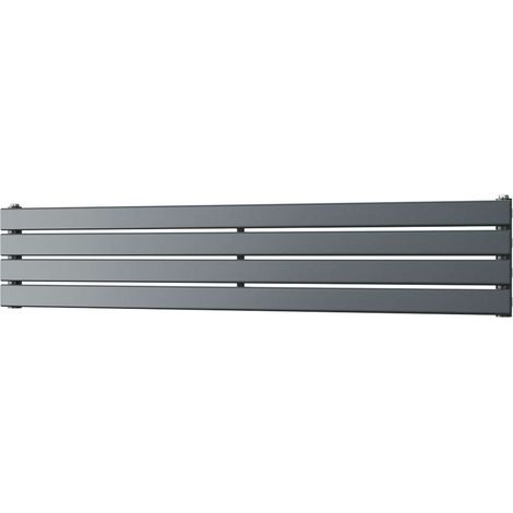 Typhoon Axis - Anthracite Horizontal Radiator H272mm x W1400mm Single Panel (1/3)