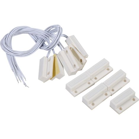 5pcs MC-38 Recessed Wired Door Window Sensor Magnetic Switch Home Alarm System