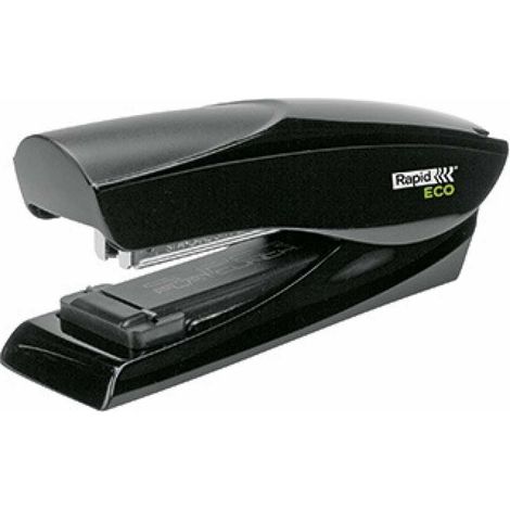 Heftgert ECO Half Strip 24/6 26/6 Flachheftung/nageln 25 Bl. (80 g/m) Kunststoff schwarz (1/5)
