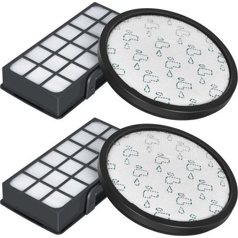 Filtros HEPA para aspiradoras Rowenta X-Trem Power Cyclonic RO6984EA RO6941EA RO6963EA RO6921EA RO6971EA RO6993EA (modelo RO69XX), accesorios de filtro de repuesto ZR006001 (paquete de 2) (1/5)