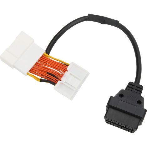 Adaptateur OBD2 Double Connecteur pour Tesla Model 3 Y, Câble de Diagnostic avec Fiche Mâle, Remplacement Compatible, Connecteur de Conversion à Deux Sorties (1/5)
