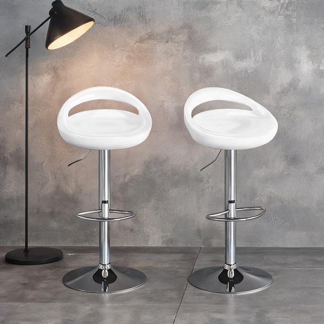 Tabouret de bar réglable de 76 à 96 cm 46 x 41 x 96 cm (1/5)