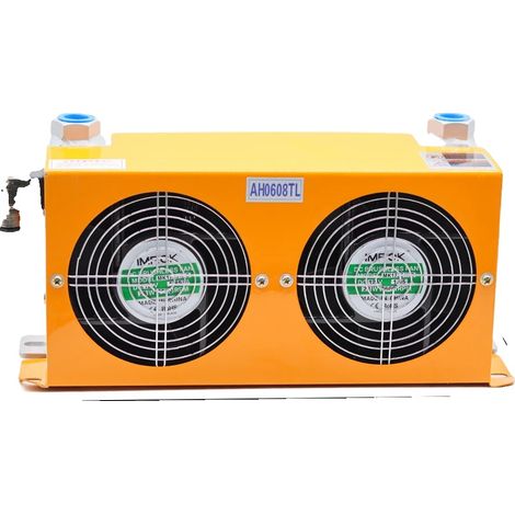 Hydraulikölkühler, 60 L/min Durchflussrate, effizientes Aluminiumdesign, AH0608TL-CA  DC12V (1/2)