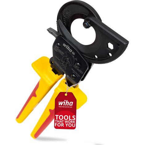 Wiha tagliacavi elettrico fino a 300 mm² con principio a cricchetto 275 mm, 10" (46674)