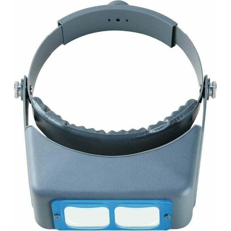 ZVD Bandeau Loupe Mains Libres Bijoutier Loupe Monture Tête Casque Loupe Visière Verre Optique 4 Lentilles Remplaçables pour Lecture, Réparation (1/4)