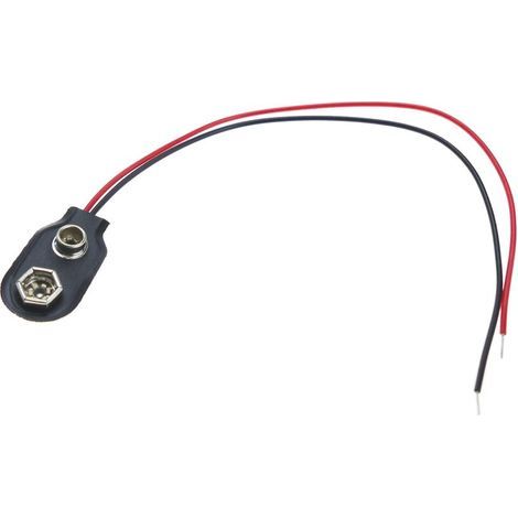 Vano batteria con connettore adatto per 1 batteria da 9V 6LF22 (1/5)