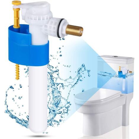 Robinet Flotteur Soupape de Remplissage Soupape à Flotteur pour Plastique et de Réservoir en Céramique,Filtre à eau Gratuit,Valve (1/5)