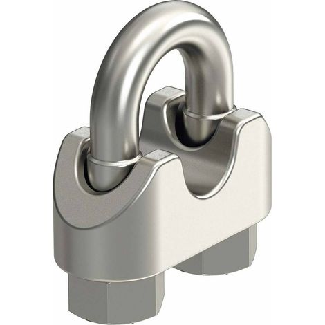 OBO Bettermann Serre-câble 6mm Acier inoxydable, inoxydable A4 1.4401 brut, post-traité, 5302178 (1/2)