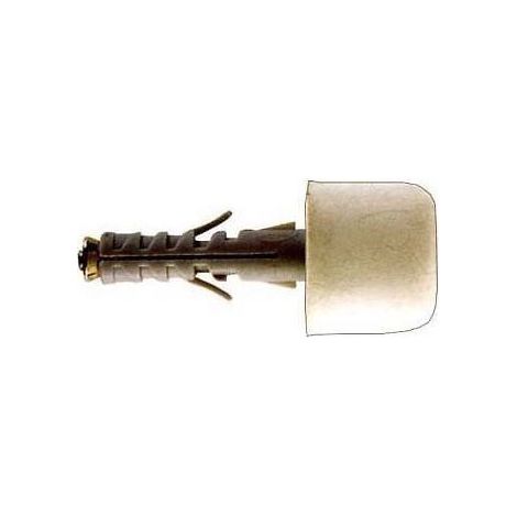 50 pcs Fischer fiches en nylon SB9 / 11 avec butA e de porte en PVC blanc