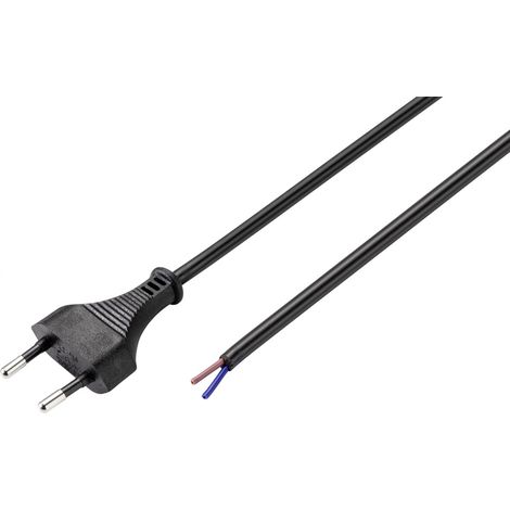 Sygonix SY-5044226 Strom Anschlusskabel Schwarz 1.50 m