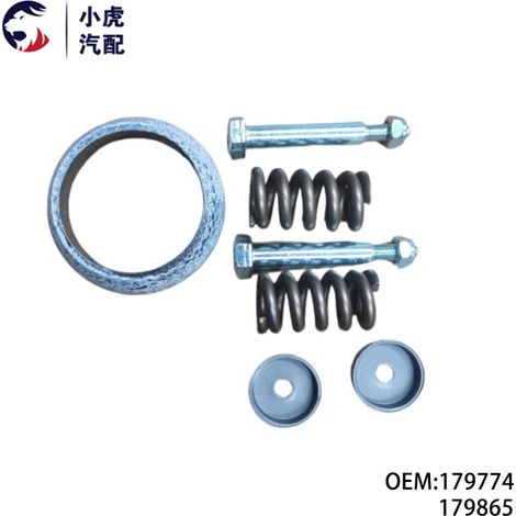 179774 179865 Muffler repair kit applicable to Peugeot 301, 307, 408, 206, and Citroen C4. (1/5)