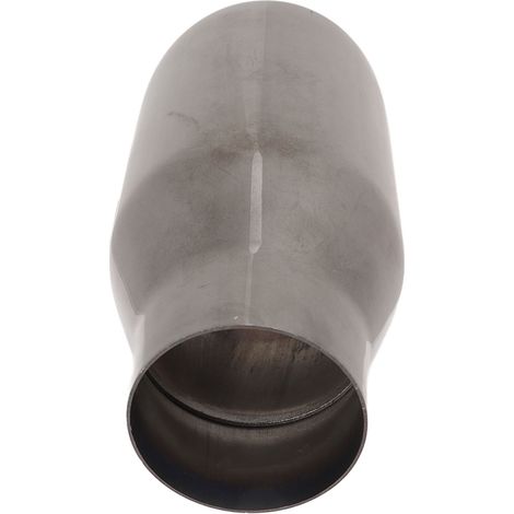 Embout d'échappement de voiture en acier inoxydable noir, entrée 60 mm, sortie 89 mm, adaptateur de sortie unique (1/5)