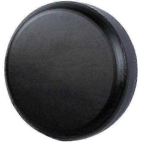 Housse de roue de secours en PVC noir pour voiture, camion, remorque, SUV - 13 pouces, imperméable, anti-poussière et protection UV (1/3)