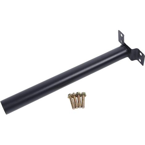 Support De Poteau Lumineux, Poteaux Lumineux De 50 Cm Pour éclairage Solaire Extérieur, Support De Montage, Kit De Poteau D'extension Pour Lampadaire Solaire, Support De Montage De Lumière Noire En Mé (1/5)