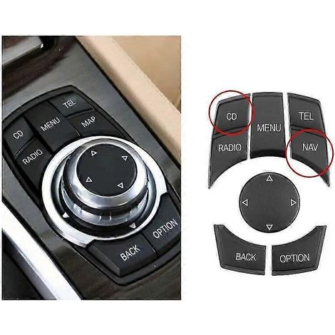 Zentrale Bedieneinheit iDrive Multimedia-Drehknopf Menütasten für BMW 1 2 3 4 5 6 7 X3 X4 F20 F22 F30 F34 F36 F10 F02 F06 F25 F15 F16 --CD-Navigation