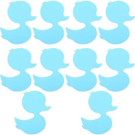 Non Slip Bathroom Stickers Duck Design Adhesive Blue Safe