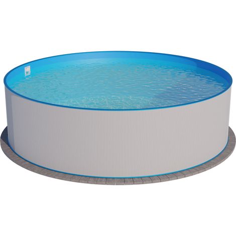 Summer Fun Stahlwandbecken Miami Basic rund ø 3,00m x 1,20m Folie 0,4mm Einzelbecken Pool Rundpool / 300 x 120 cm Stahlwandpool Rundbecken (1/5)