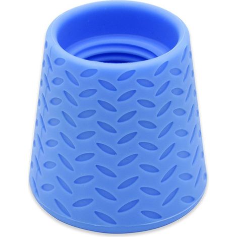 Tragbarer Duschkopf für Haustiere, 5,2 cm lang, blau, 1 Silikon-Duschkopf für Haustiere (1/4)