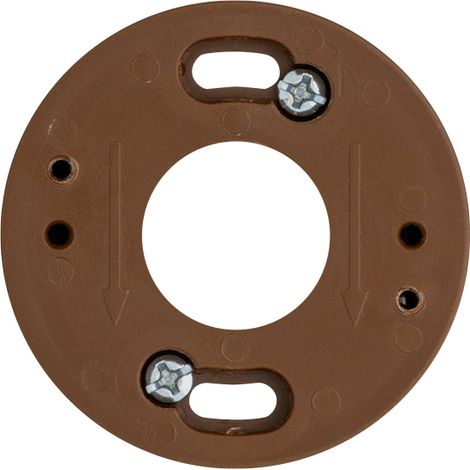 Adaptateur pour plaque déco Garby-Installation en saillie Marron G&D (1/2)