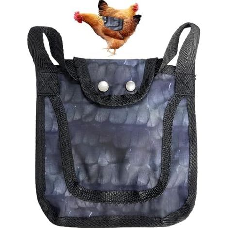 Selles pour poules Protection lavable pour volailles Protection dorsale pour poules avec sangle réglable, pour petites, moyennes et grandes volailles en poulailler extérieur (1/5)