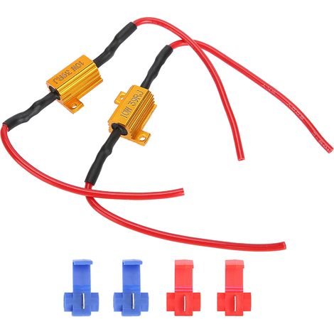 2 Résistances de charge LED 10W 39Ω, Anti Hyper Flash, Sans Erreur, Décodeur pour Voiture (1/5)