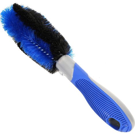 Brosse De Nettoyage Pour Roues De Voiture - Poils Souples Anti-Rayures - Pour Jantes Peintes Chromées Et Coins Étroits - Lot De 1 (1/5)