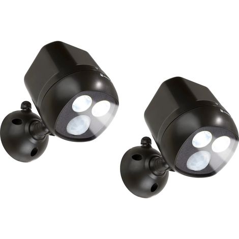 LED-Sicherheitsleuchte mit Funkkopplung, 2 Stück (Batterien nicht enthalten) (1/5)