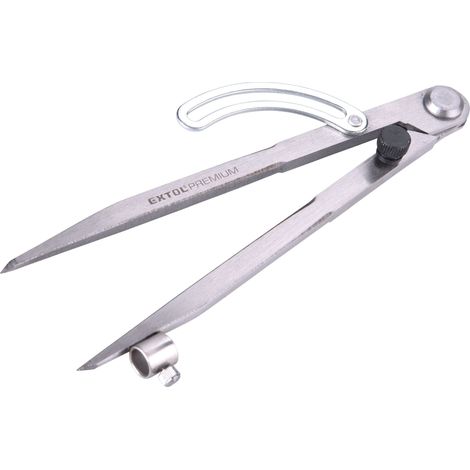 Compás de trazado/puntero EXTOL PREMIUM, rango 0-280 mm 8801800 (1/3)