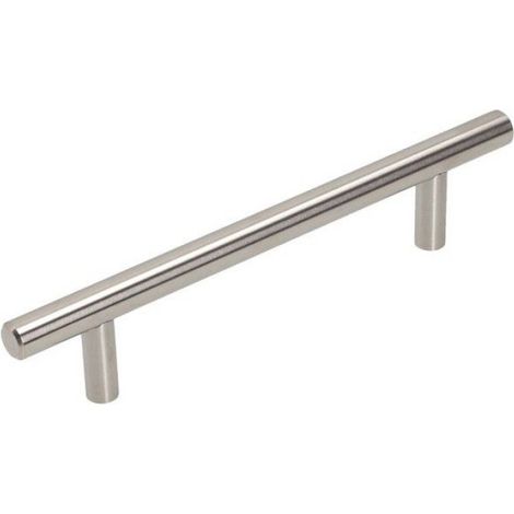 Poignée Garde-Corps - Acier Inoxydable - Hauteur 128 mm - Pour Meubles Cuisine Salle De Bain Salon - 1 Pièce