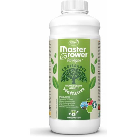 Engrais BIO VEGAN Grow 1 litre Master Grower - Hydropassion (1/2)