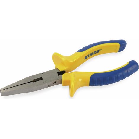 Alicates Kinzo flat nose pliers 150mm duradero ligero