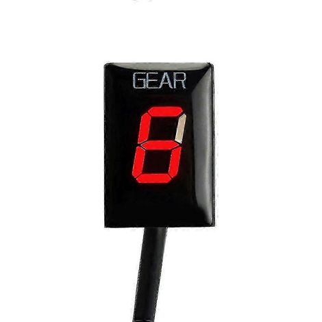 Indicateur de vitesse VFR 800X - Accessoire indicateur de rapport engagé pour moto (rouge) (1/5)