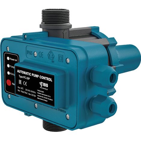 IBO, Automatischer Pumpenschalter PC-20P - 2, 2 kW - kompakt - Schutz vor Trockenlauf - inkl. Kabel