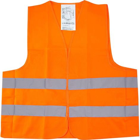 TrendLine Warnweste universal orange XL Reflektorweste Sicherheitsweste (1/3)