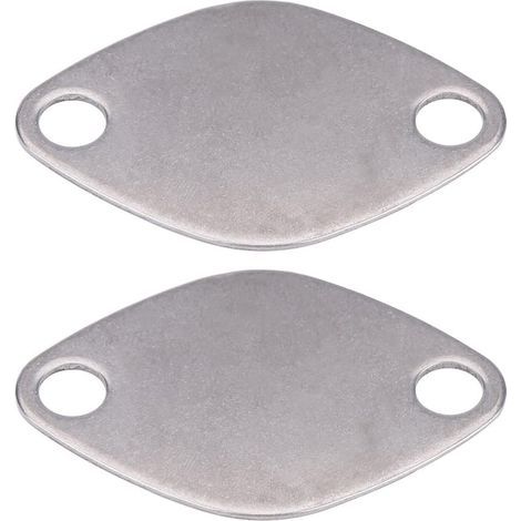 Bloc obturateur de valve d'EGR,Kit de Plaque d'Obturation de Valve avec Joint Plaque de Blocage pour Voiture+plaque vanne egr 1.6 hdi obturateur vanne egr 1+plaque obturation vanne egr 1+obturateur e (1/5)