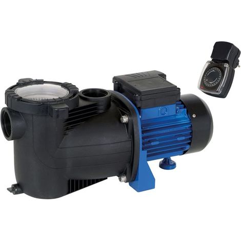T.I.P. Poolpumpe - Filter-/Umwälzpumpe mit Vorfilter und Timer, 30 m³ Becken, 10.000 l/h,  selbstansaugend, SPP 400 FT 30443 (1/10)