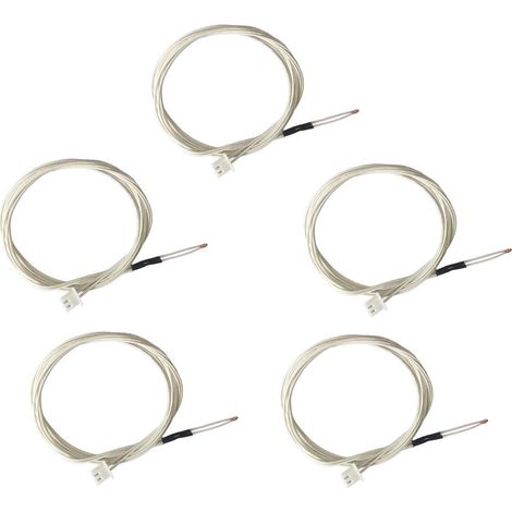 5pcs 100k thermistances NTC 3950 avec câblage de 15cm et tête de broche femelle pour imprimante 3D