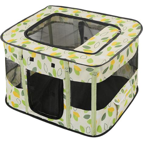 1 Cage à chat pliable, salle de mise bas, enclosure sécurisé, nettoyage facile, pour chatte et chaton (1/5)