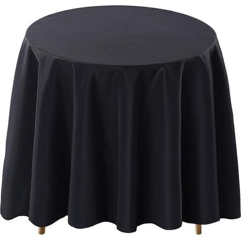Tischdecken für Esstische Runde Tischdecke Polyester Waschbar Fleckenabweisend Für drinnen und draußen Knitterfrei und geeignet für 5 bis 6 200 200 cm (1/5)