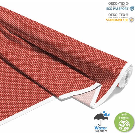 TESSUTI DECORATIVI PER ESTERNI OXFORD - Motivo Rosso Mattone (1/5)