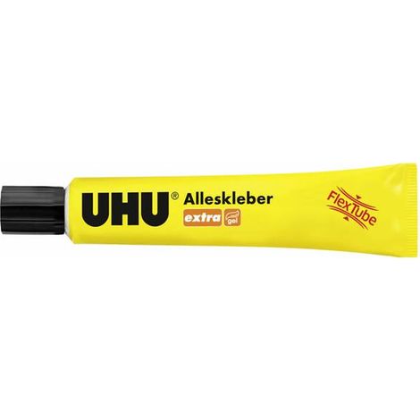 Colla UHU flex + clean gel senza goccia consistenza gel